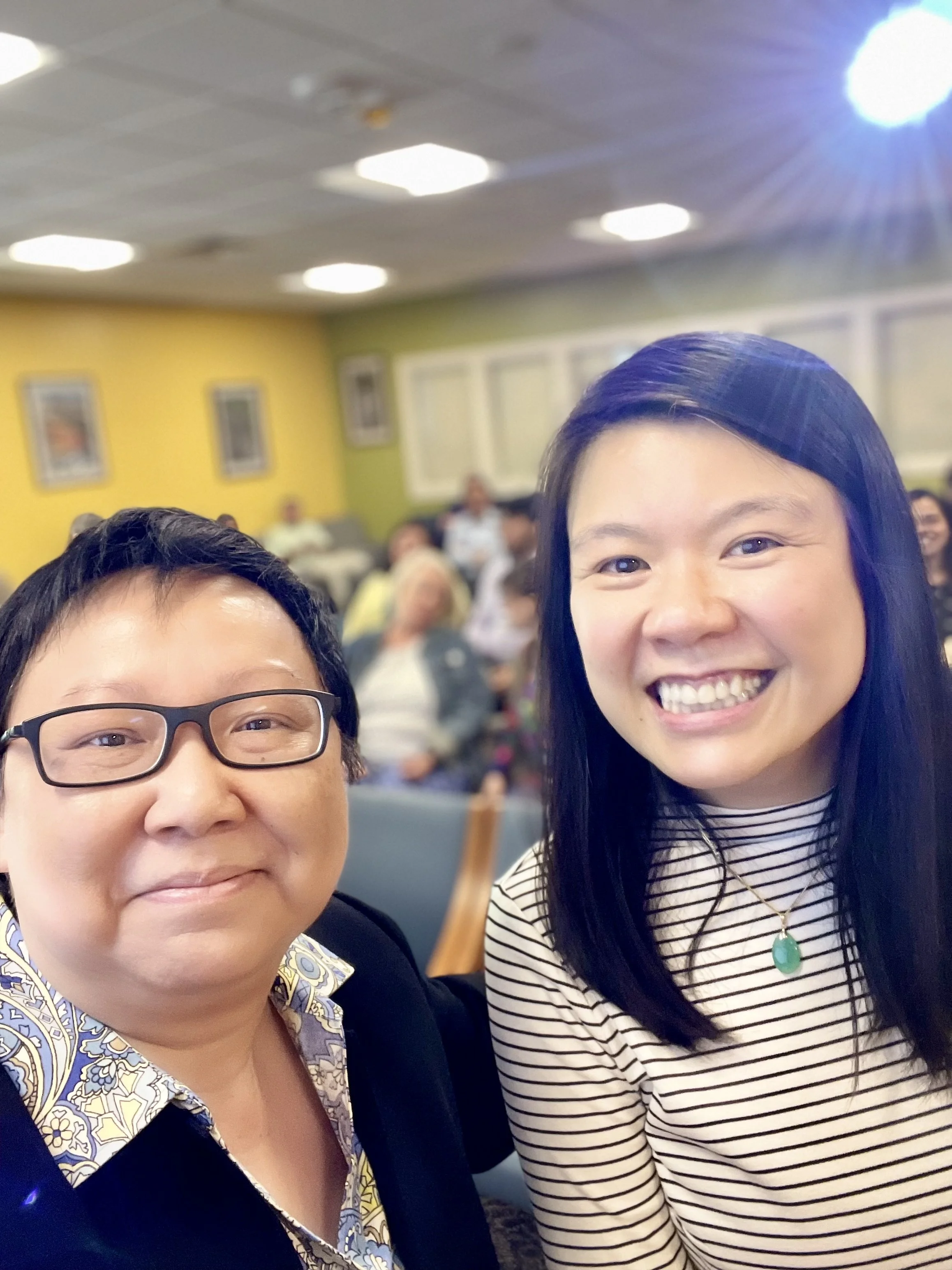 Tuyet Tran and Aviv Celebrating and Honoring Asian American Pacific Islander Heritage Month